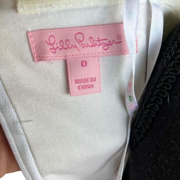 Lilly Pulitzer Lottie Women's Multicolor Strapless Floral Dress Size 0 - Picture 14 of 14